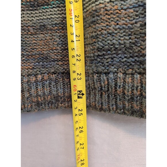 Mossimo Oversize Sized L Crew Neck Pullover Sweater Blue/Green Tones Long Sleeve - Picture 8 of 14